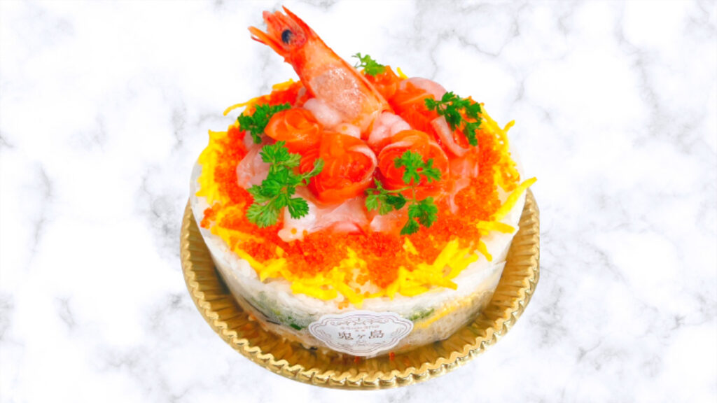 寿司ケーキ「青鬼」